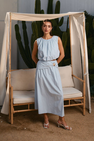Starfish bubble top & skirt set