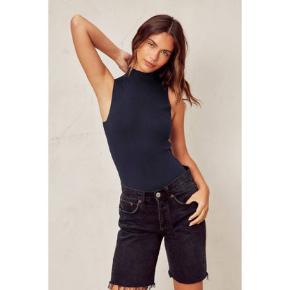 Perfect Layer mock Knit Bodysuit