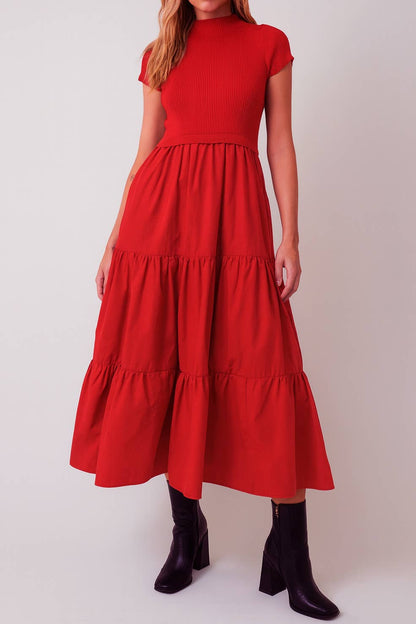 Modern Muse Mixed Tier Dress