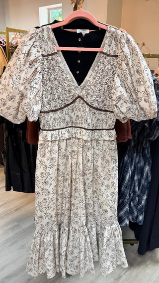 Briar Bloom Midi Dress