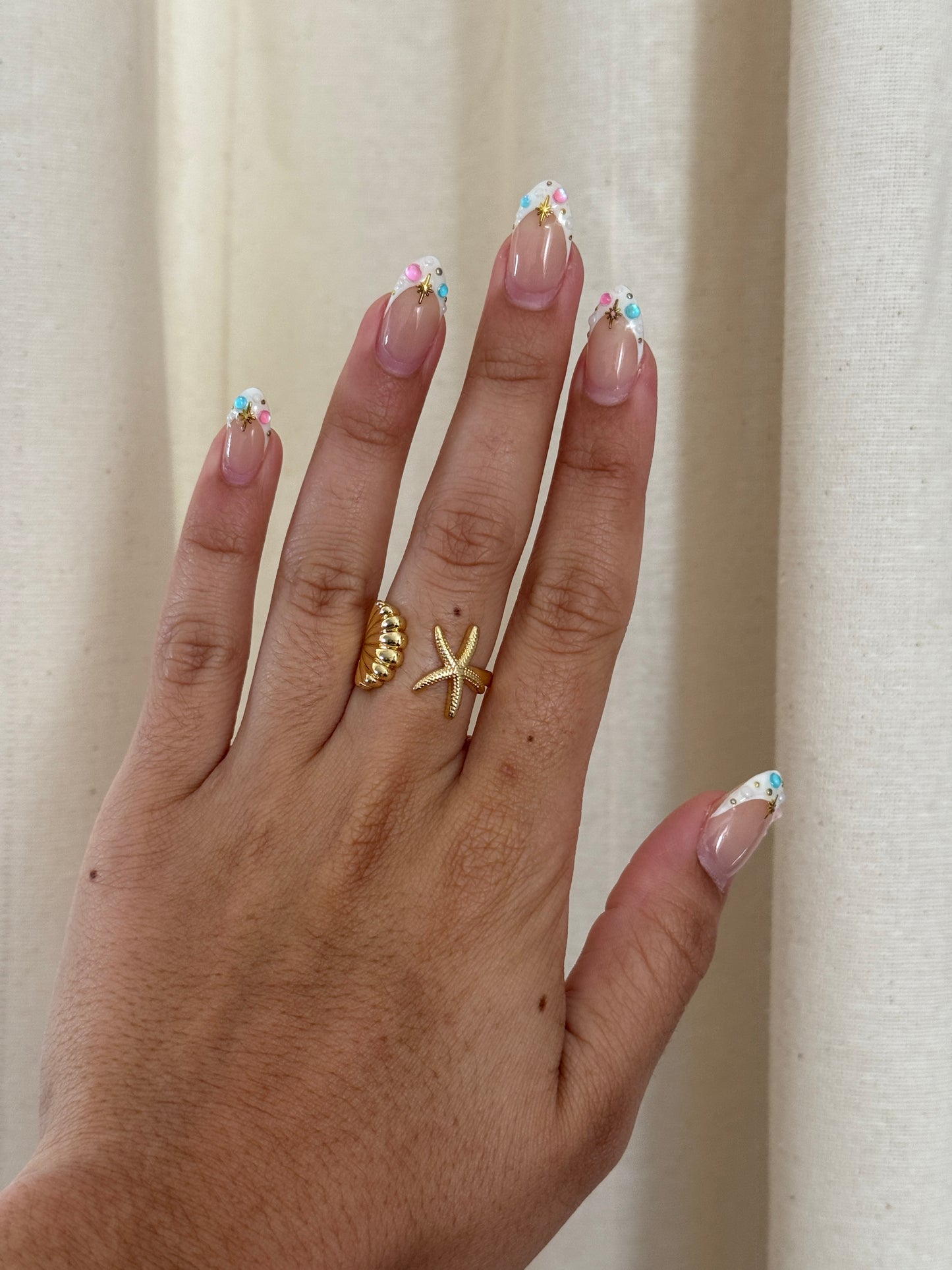 Clamshell & Starfish Ring