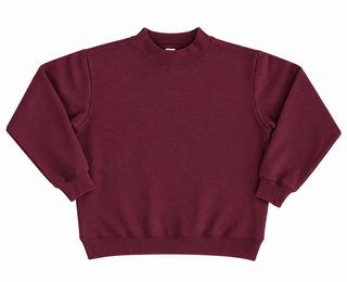 Custom Embroidered Mockneck Sweatshirt