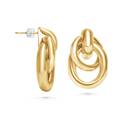 Lydia Knot Stud Earrings