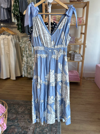 Wisteria Sky Maxi Dress