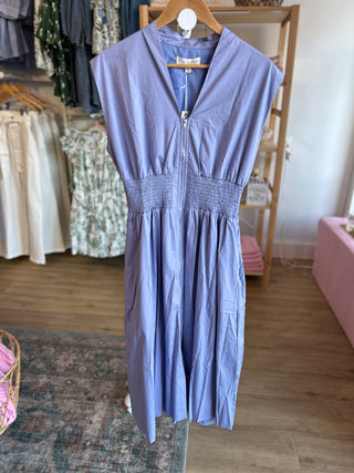 The Ever After Zip Dress Periwinkle
