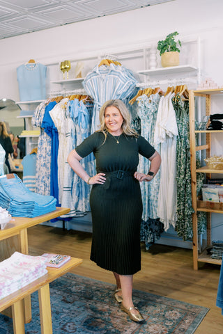 Aspen Belted Knit Dress