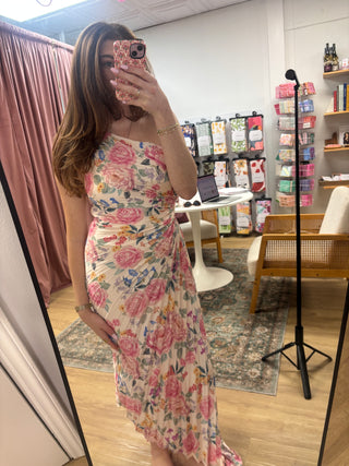 Dreamy Satin One Shoulder Dress