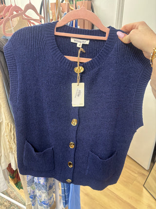 Seaport Button Front Vest