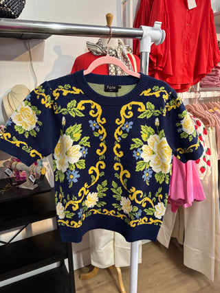 Midnight Meadow Sweater