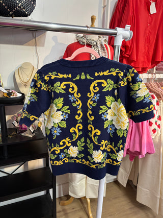 Midnight Meadow Sweater