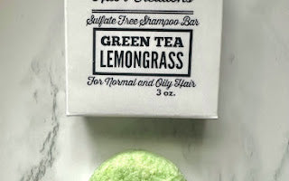 Green Tea Lemongrass Shampoo Bar