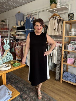 Creme Lounge Beverly Stripe Maxi Dress