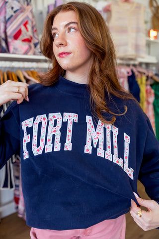 Berry Sweet Fort Mill Mock Neck