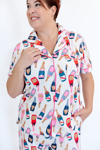 Popping Champagne Pajama Set