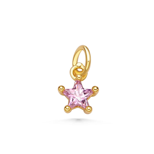 Tiny CZ Star Charm