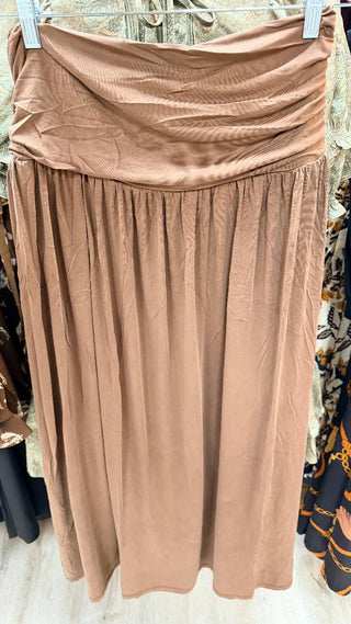 Chestnut Maxi Skirt