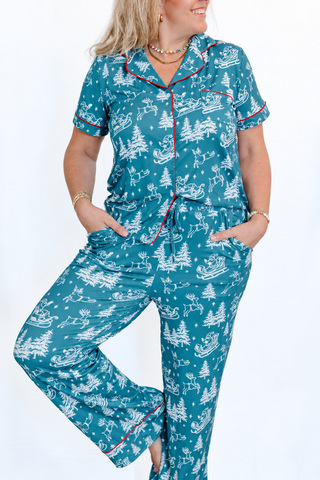Vintage Christmas Pajama Set