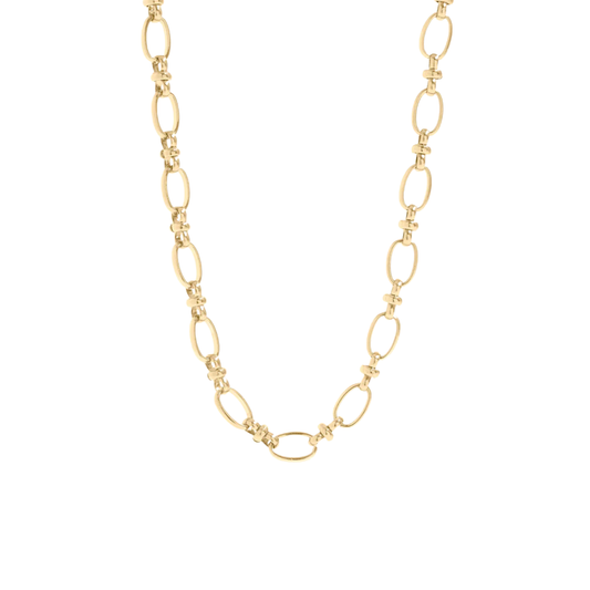 Circle Charm Chain Necklace