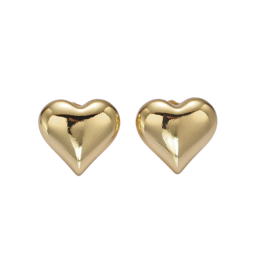 Heart Stud Earrings