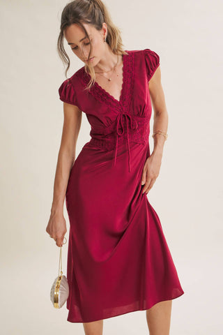 GRACEFUL DRAPE DRESS