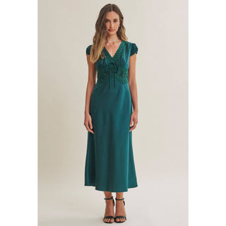 GRACEFUL DRAPE DRESS