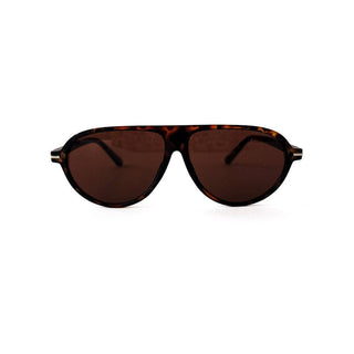 Retro Oval Flat Aviator Sunglasses