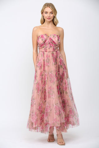 Strawberry Soiree Ball Gown