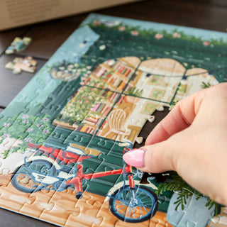 Bookworm Bookshop - 400 Piece Panoramic Jigsaw Puzzle