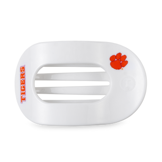 Flat Round Hair Clip | Large | Go Tigers!