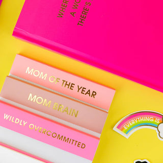 Mom of The Year - Lined Notepad - Perforated Sheets - Pink