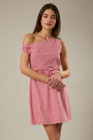 Holly Asymmetrical Mini Dress