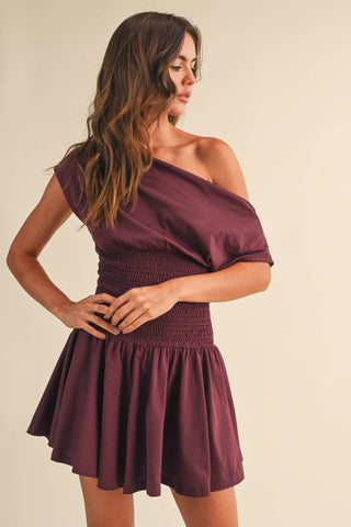Flirty Girl Off Shoulder Dress