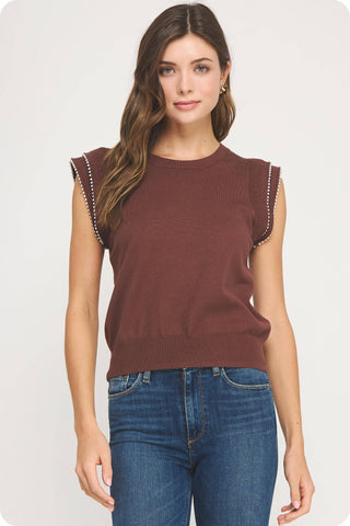 Pearl Doll Sweater Top