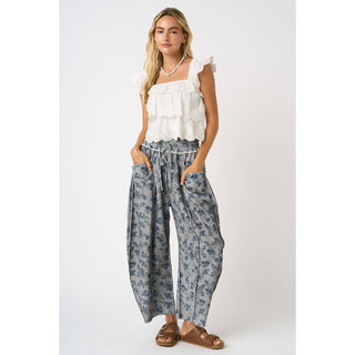 The In Full Bloom Barrel Pants
