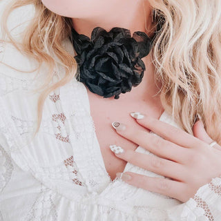 Flower Fantasy Tie Choker Necklace Wholesale