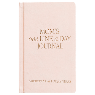 Mom's One Line A Day Leather Journal - Mother's Day Gifts