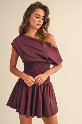 Flirty Girl Off Shoulder Dress