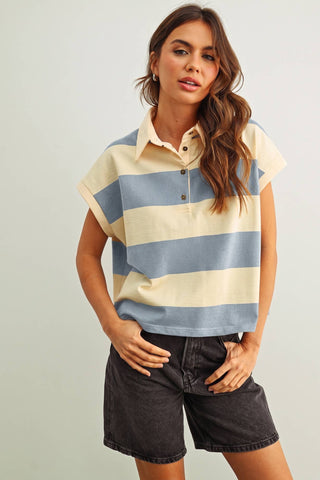 Fairway Stripe Polo