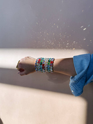 Lila Crystal Bracelet