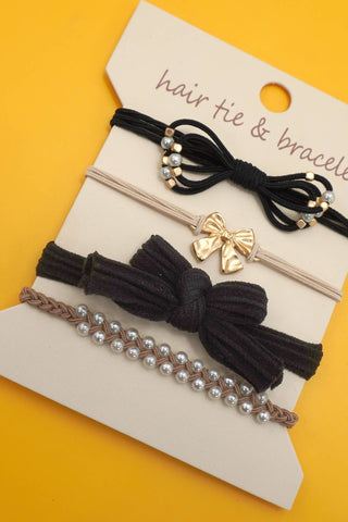BOHO DUAL FUNCTION KNOT BRACELET HAIR TIES | 40BH105