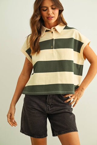 Fairway Stripe Polo