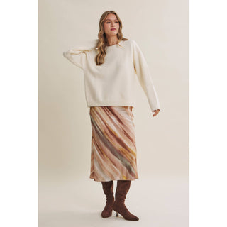 AUTUMN PICNIC BOW SWEATER