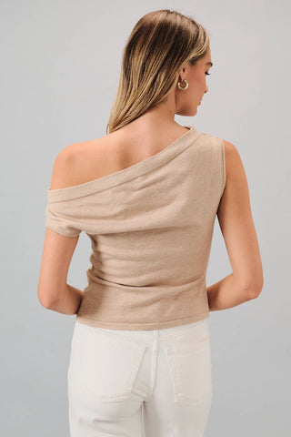 Clover Pleated Knit Top
