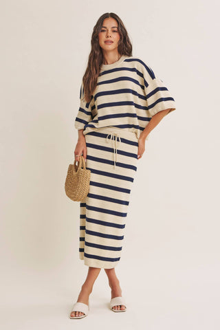 WEEKEND IN CANNES SWEATER SET