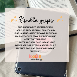 Kindle accessories | bookish kindle grip | kindle case stand