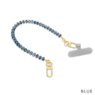 Rondelle Crystal Phone Strap