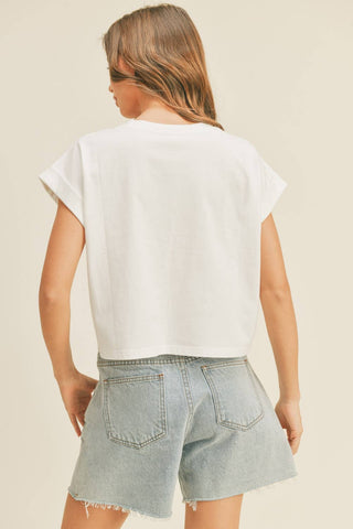Blackout Crop Tee