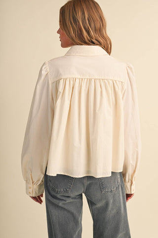 Diamond Ruched Top