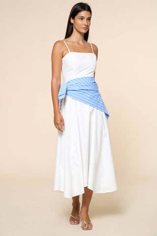 Charleston Banadana Waist Dress