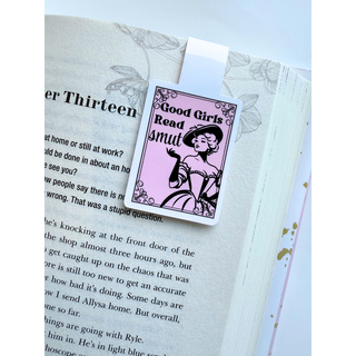 Good girls read smut vintage magnetic bookmark